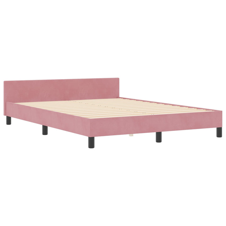 Sengestel Pink 140x200 cm Velvet
