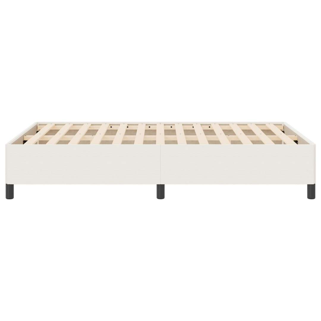 Sengestel Cremefarvet 140x200 cm Corduroy Stof