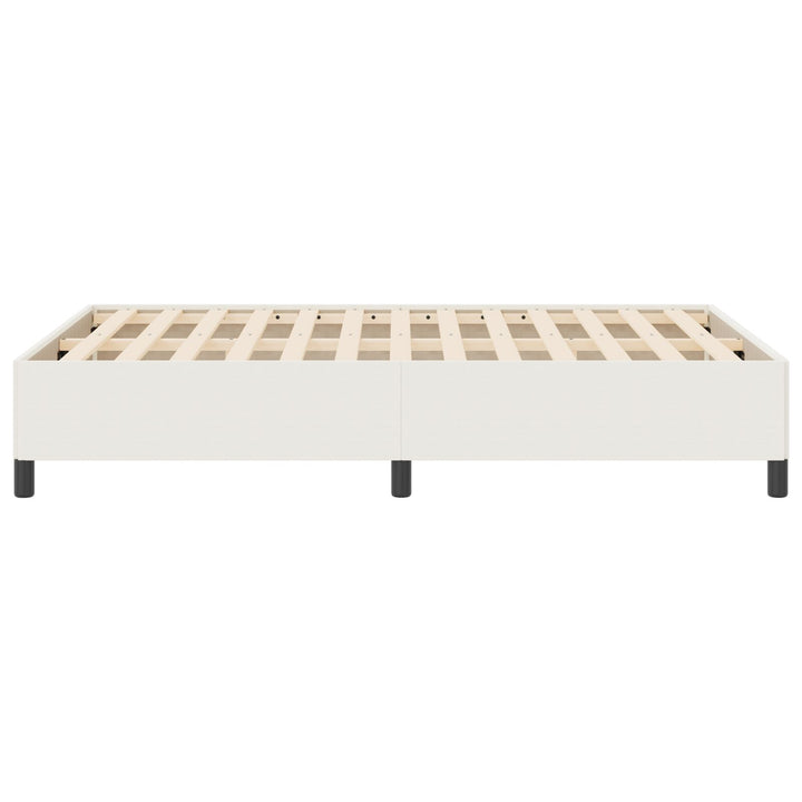Sengestel Cremefarvet 140x200 cm Corduroy Stof
