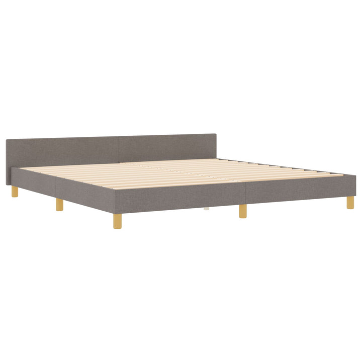 Sengestel Taupe 200x200 cm i stof