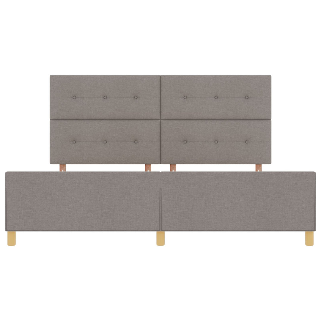 Taupe Sengestel 200x200 cm Stof