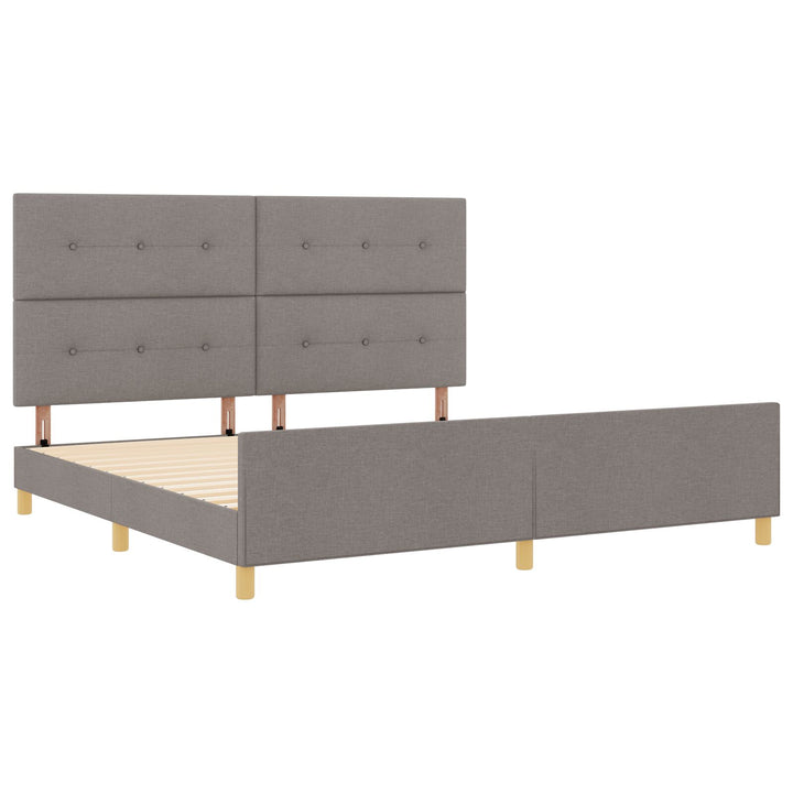 Taupe Sengestel 200x200 cm Stof
