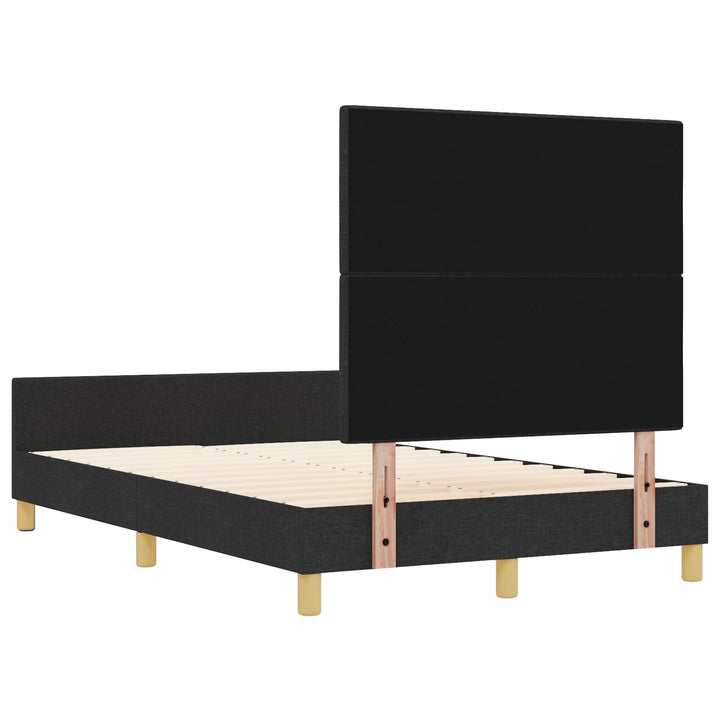 Sengestel Sort 120x190 cm Stof