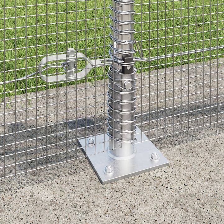 Welded Wire Fence med 13 flanged posters 0,6x25 m galvaniseret stål