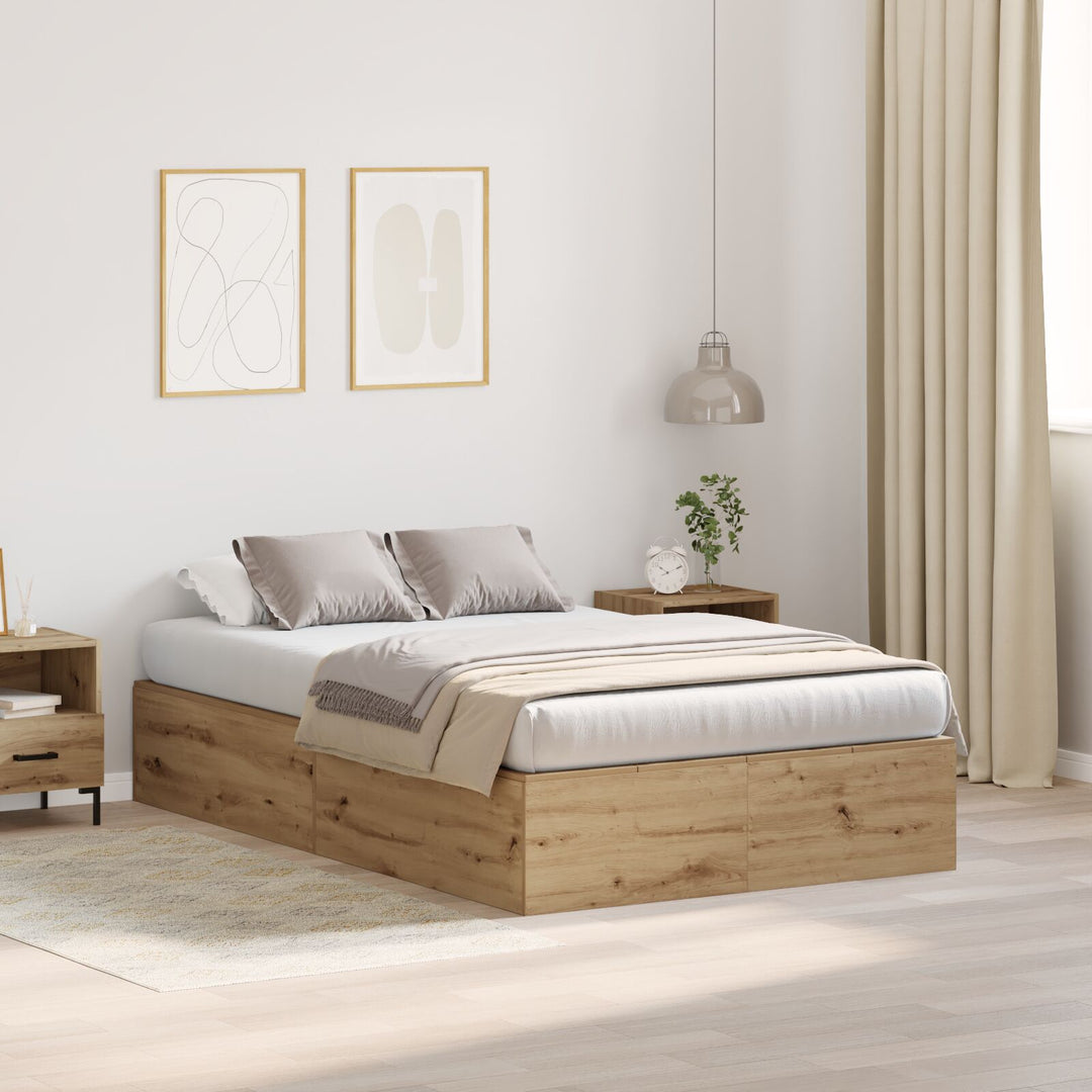 Opbevaringsseng i Artisan Eg 120x200 cm