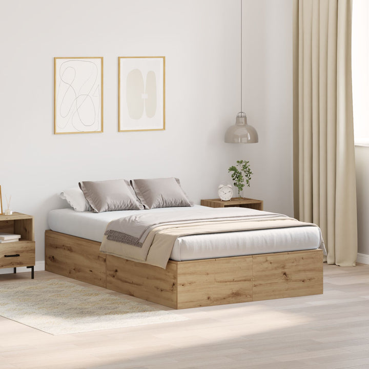 Opbevaringsseng i Artisan Eg 120x200 cm