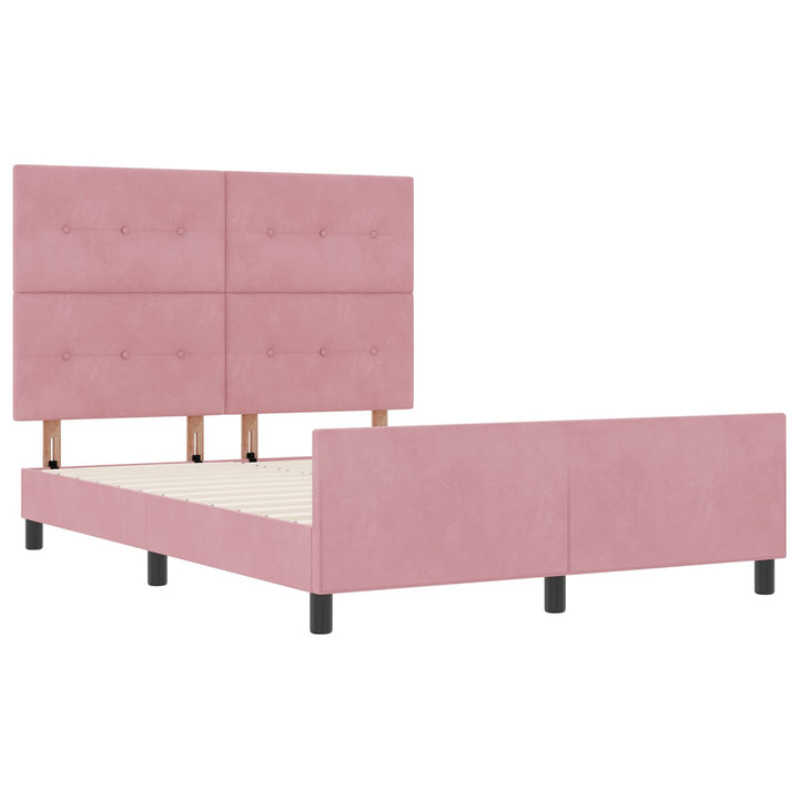 Sengestel Pink 140x200 cm Velvet