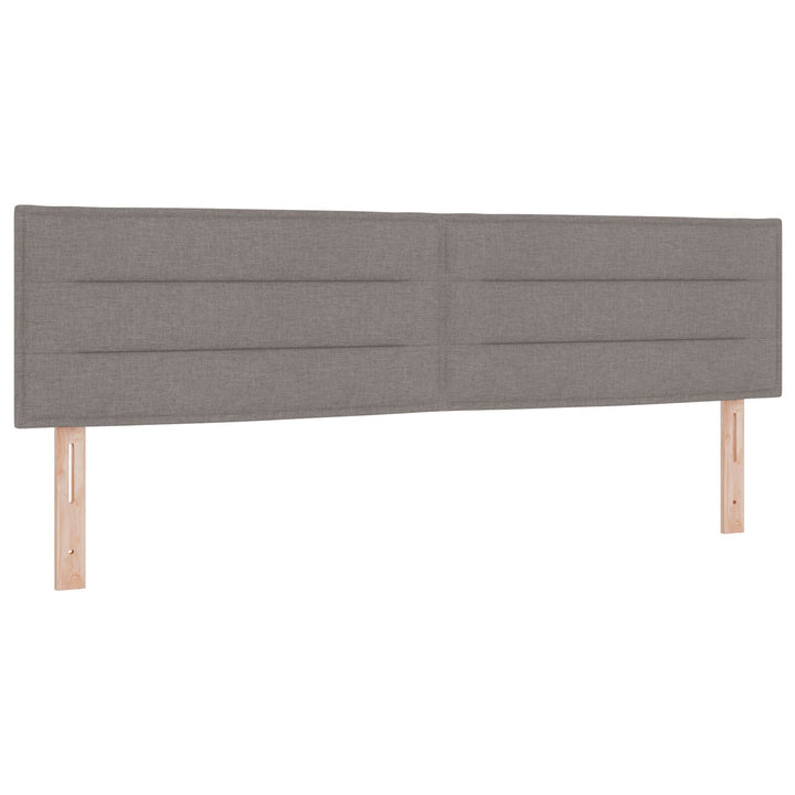 Sengestel med madras Lys Grå Stof 180 x 200 cm Sengemadras