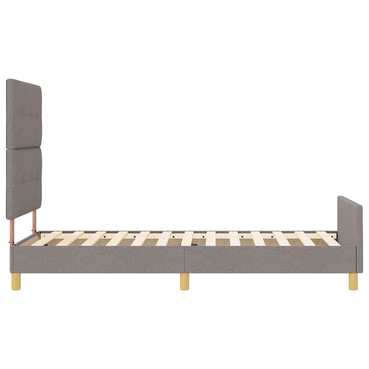 Taupe Sengestel 100x200 cm i Stof