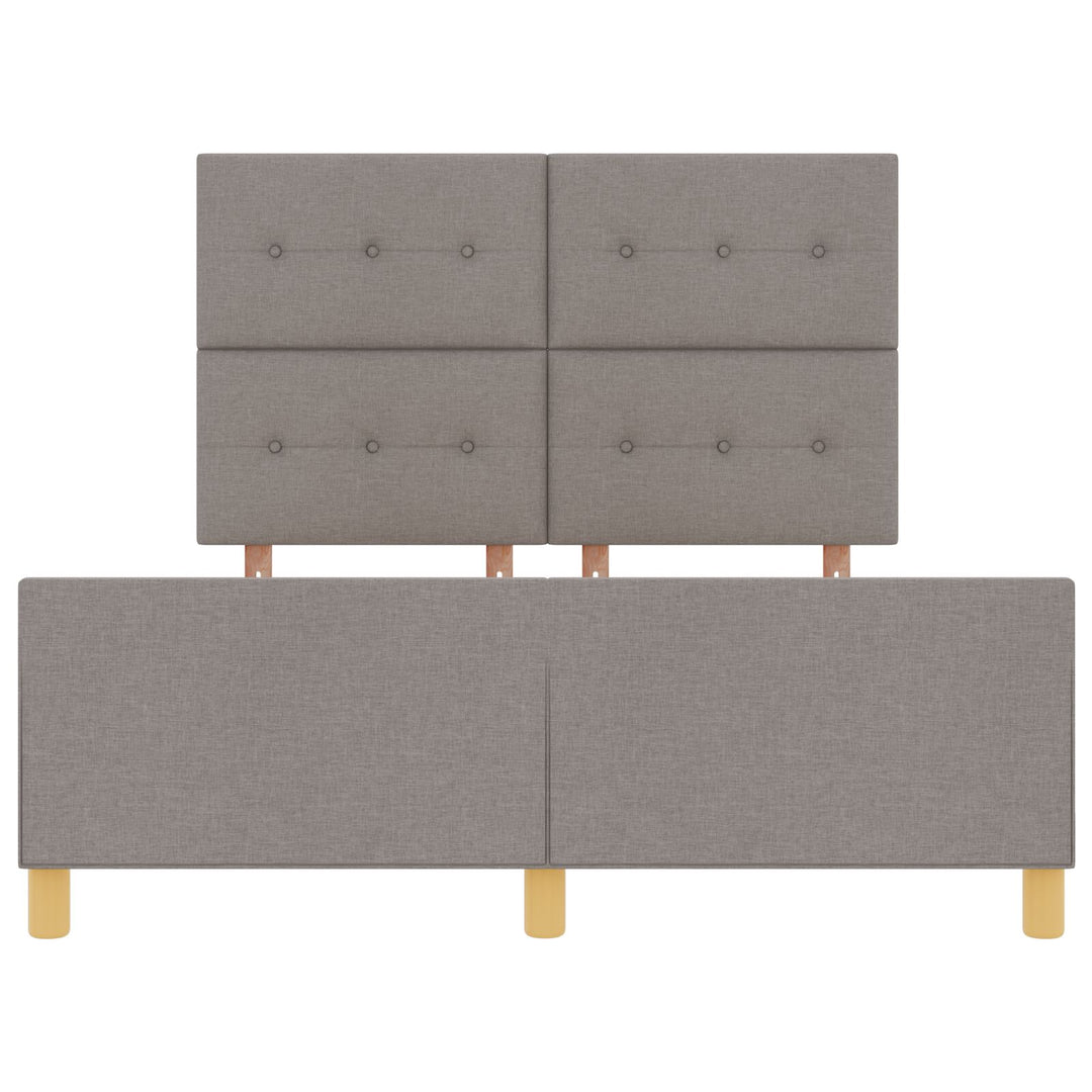 Sengestel Taupe 140x200 cm Stof