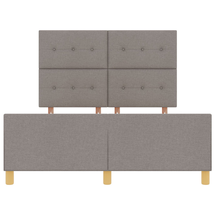 Sengestel Taupe 140x200 cm Stof