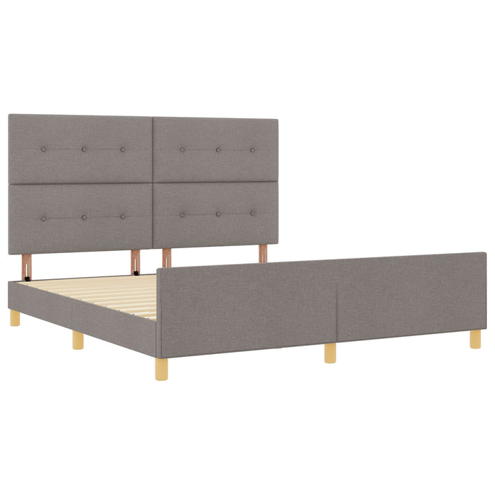 Sengestel Taupe 180x200 cm Stof