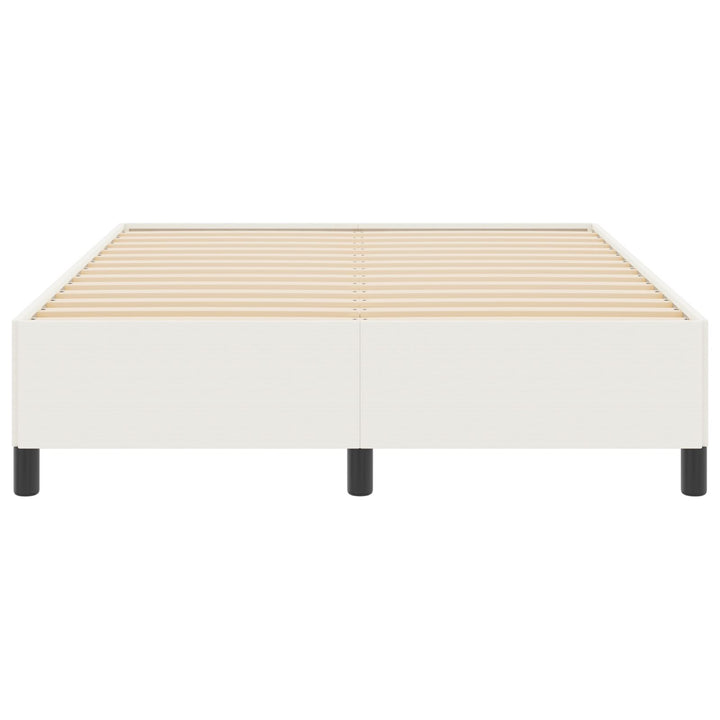 Sengestel Creme 160x200 cm Corduroy Stof