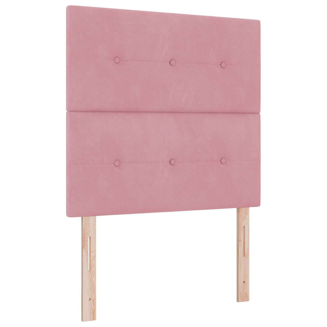 Sengestel Pink 100x200 cm Fløjl