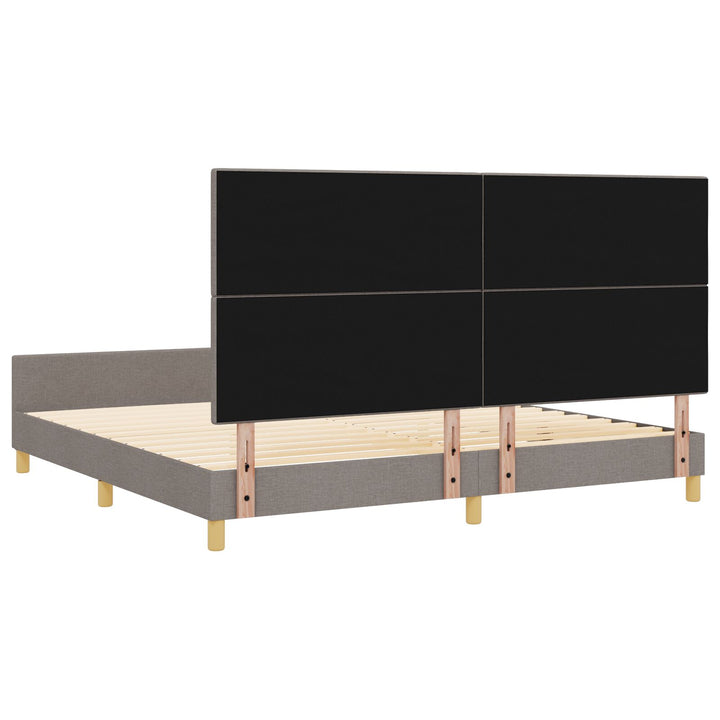 Taupe Sengestel 200x200 cm Stof