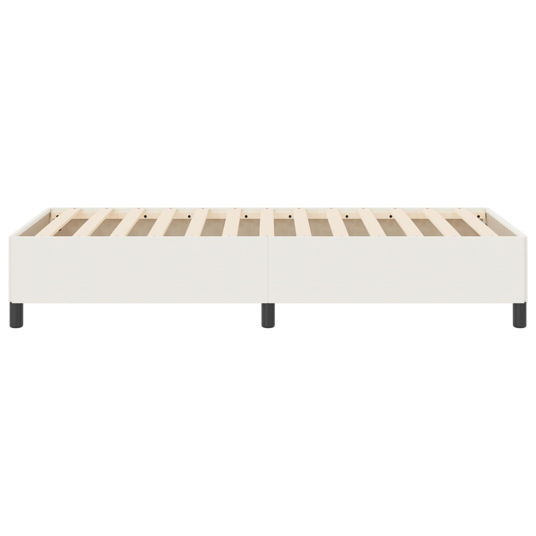 Sengestel Cremefarvet 90x190 cm Corduroy Stof