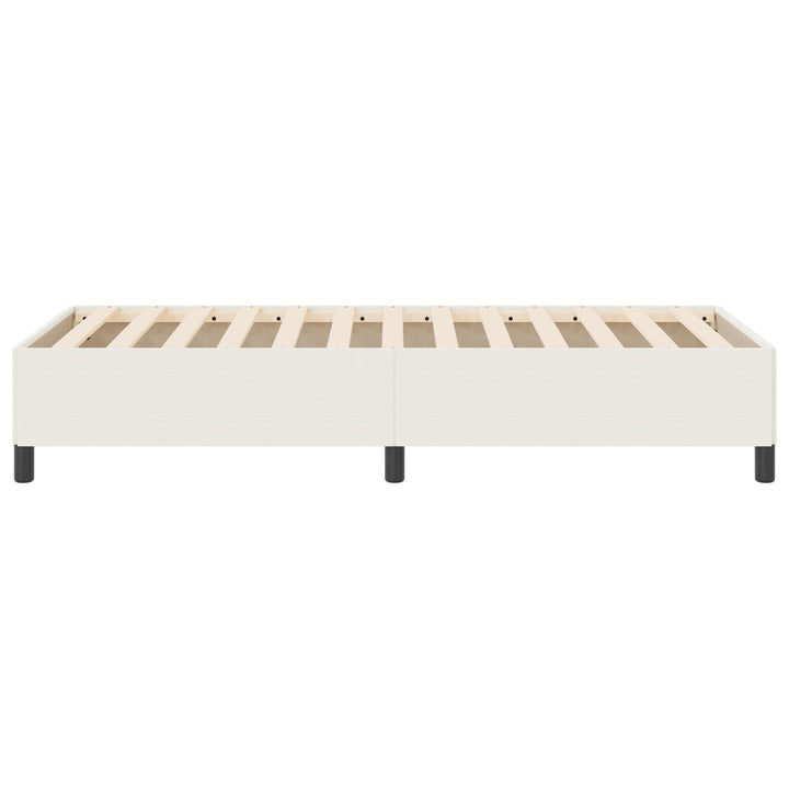 Sengestel Cremefarvet 90x190 cm Corduroy Stof