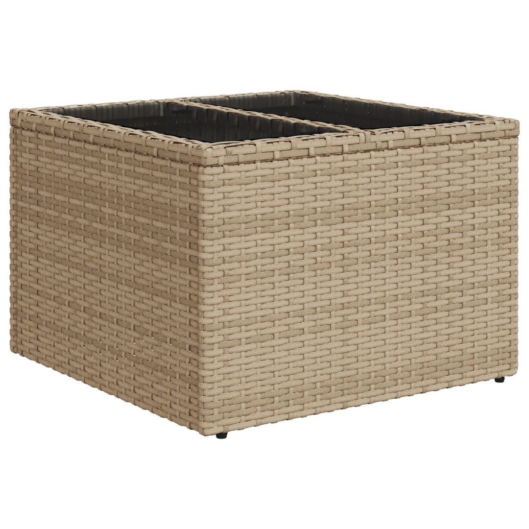Havemøbel Sæt Sæt af 6 Beige og Grå Rattan Udendørs modulsofa