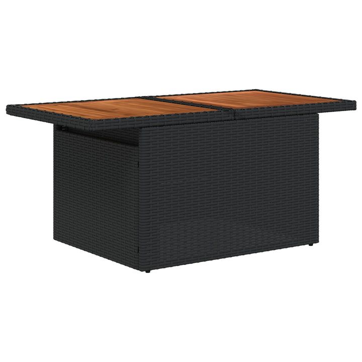 Havemøbel Sofa Sæt Sæt af 11 Sort Rattan