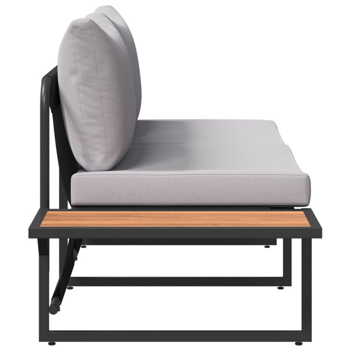 2-personers have sofa med lysegrå puder