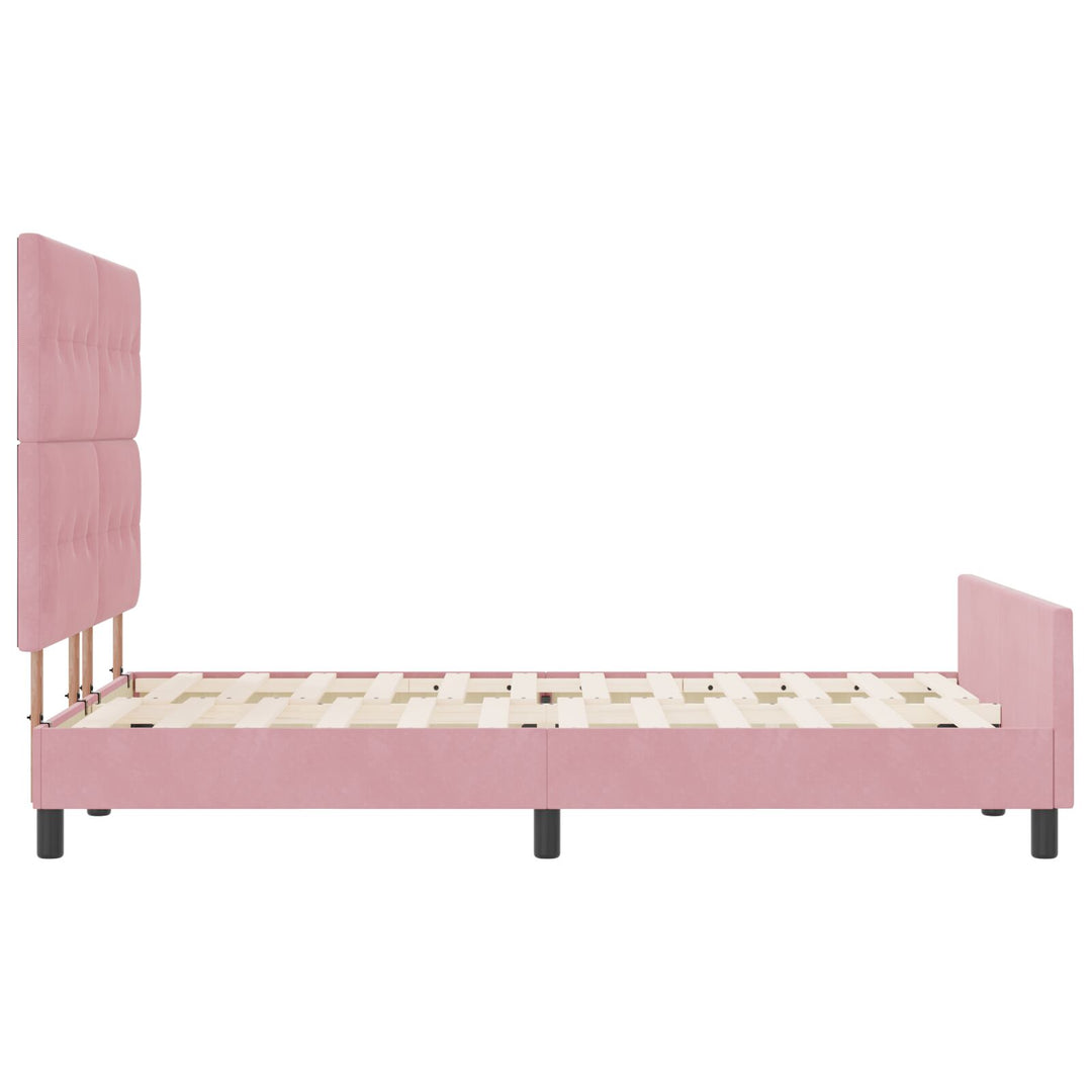 Sengestel Pink 140x200 cm Velvet