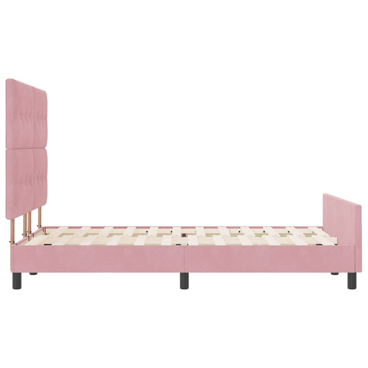 Sengestel Pink 140x200 cm Velvet