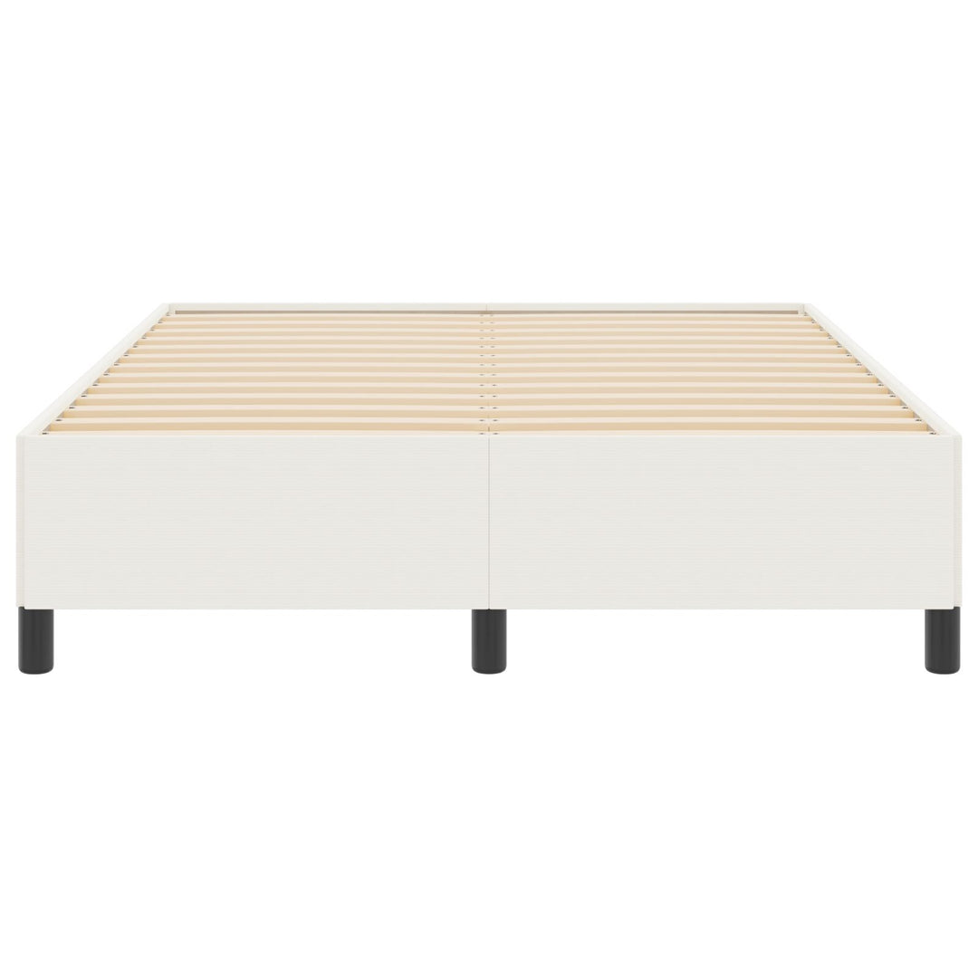 Sengestel Cremefarvet 140x200 cm Corduroy Stof