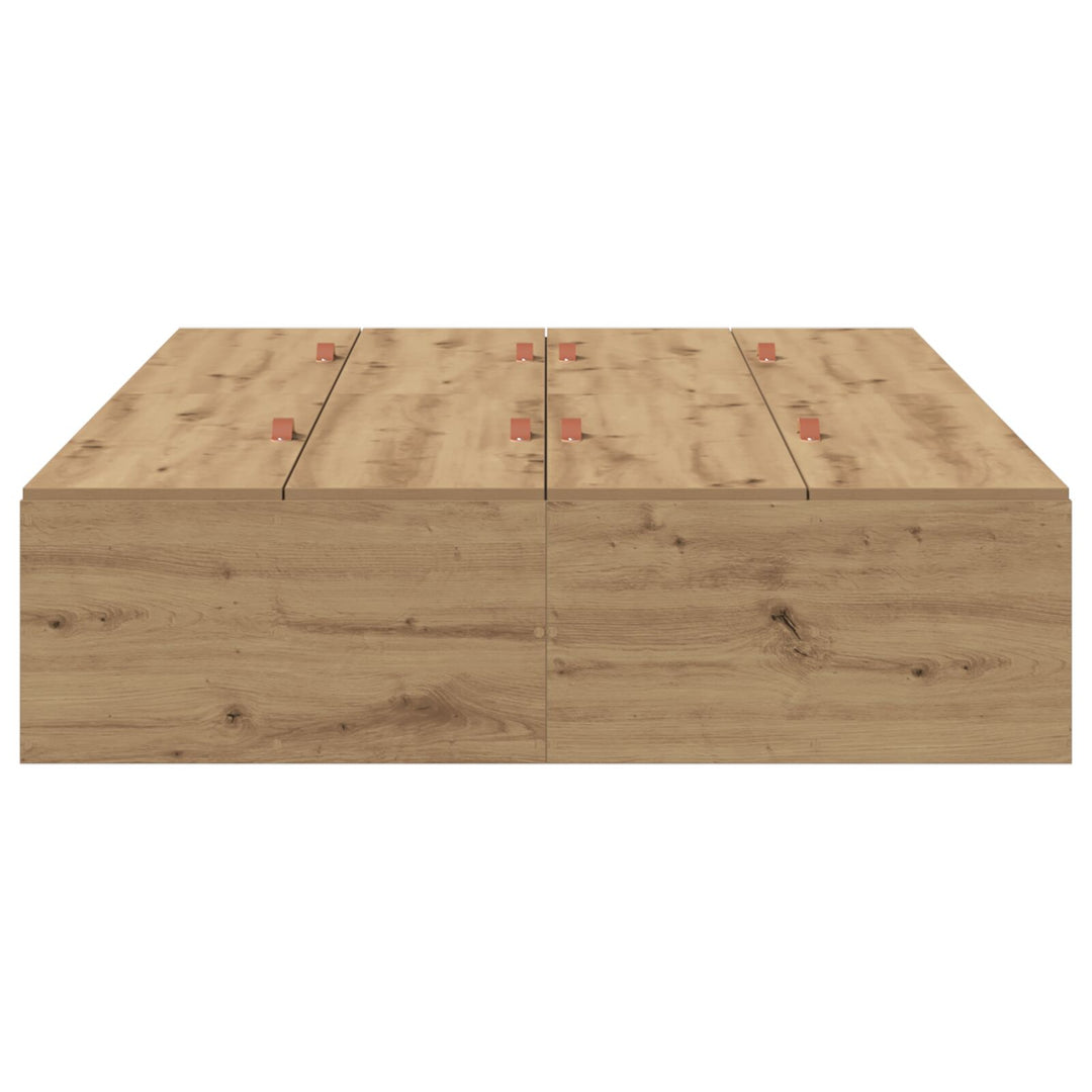 Opbevaringsseng i Artisan Eg 120x200 cm