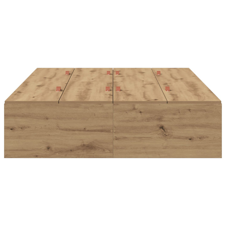 Opbevaringsseng i Artisan Eg 120x200 cm