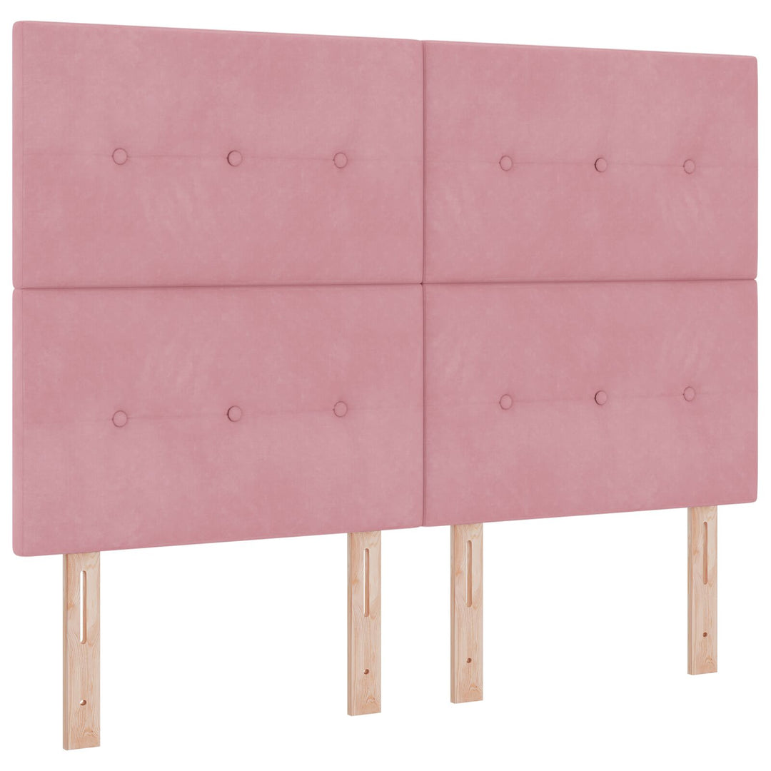 Sengestel Pink 140x200 cm Velvet