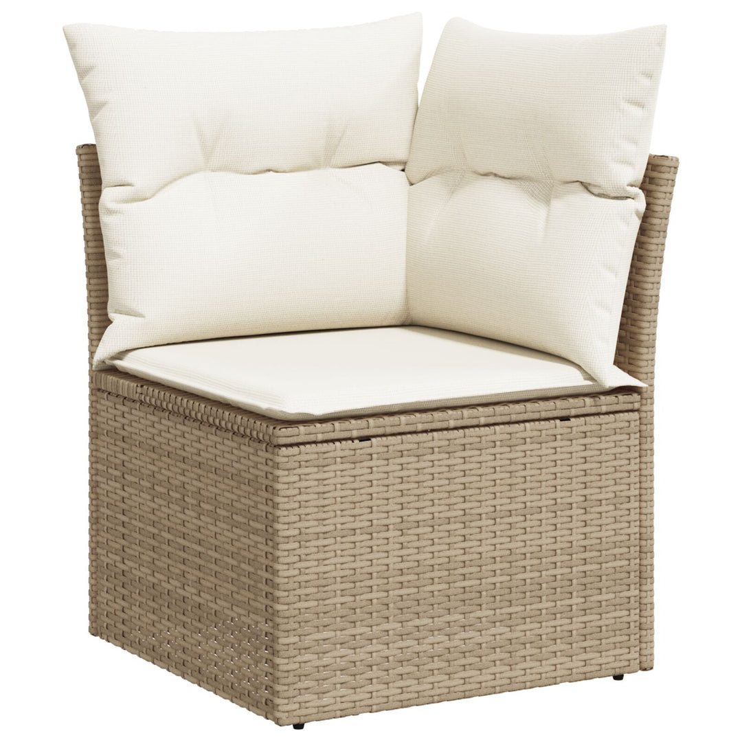 Have Sofa Sæt Sæt med 8 Beige Rattan, Polyester, Glas