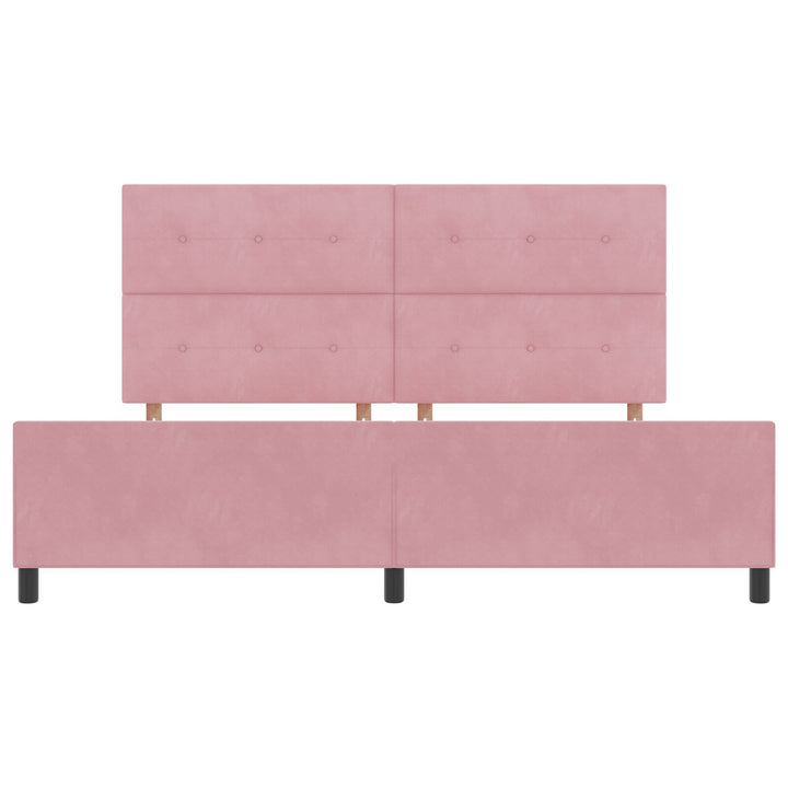Sengestel Pink 200x200 cm Fløjl
