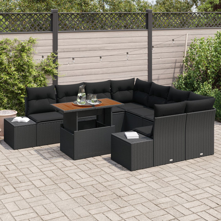 have sofa sæt Sæt af 9 Sort Flet, stof 4-personers have sofa
