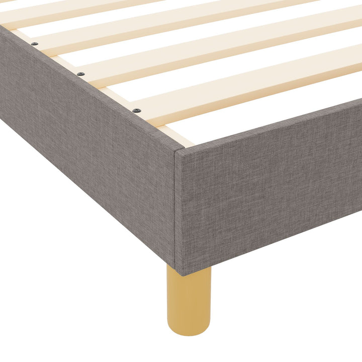 Sengestel Taupe 100x200 cm Stof