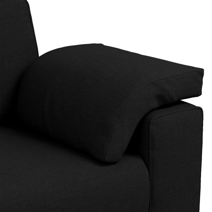 Sovesofa Sort 120 cm i stof