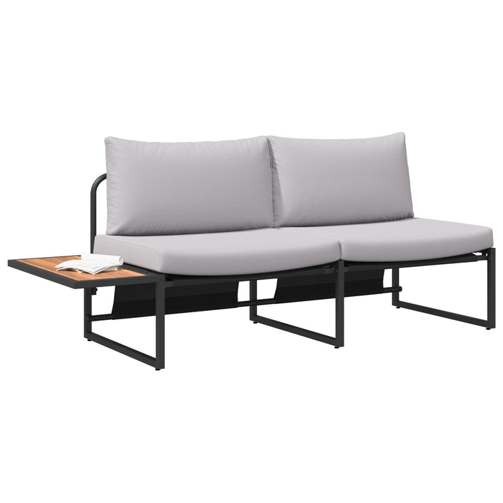 2-personers have sofa med lysegrå puder