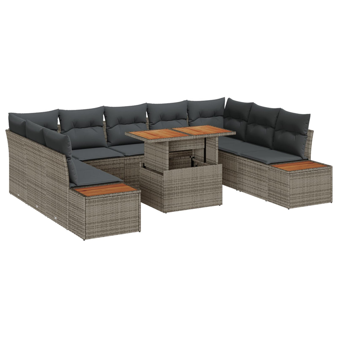 Have Sofa Sæt Sæt af 6 Charcoal, Blød Grå, Lys Brun