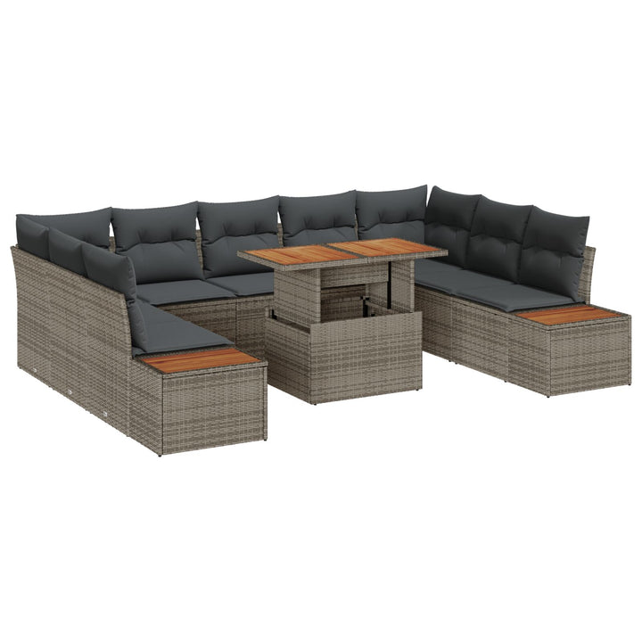Have Sofa Sæt Sæt af 6 Charcoal, Blød Grå, Lys Brun
