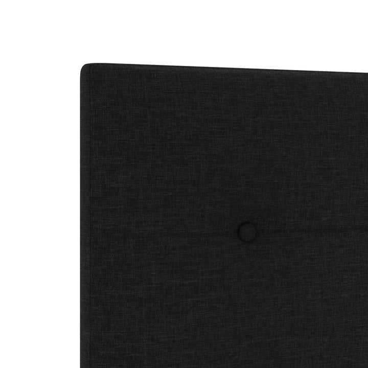 Sengestel Sort 120x190 cm Stof