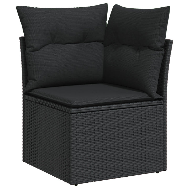Havemøbel Sofa Sæt Sæt af 11 Sort Rattan