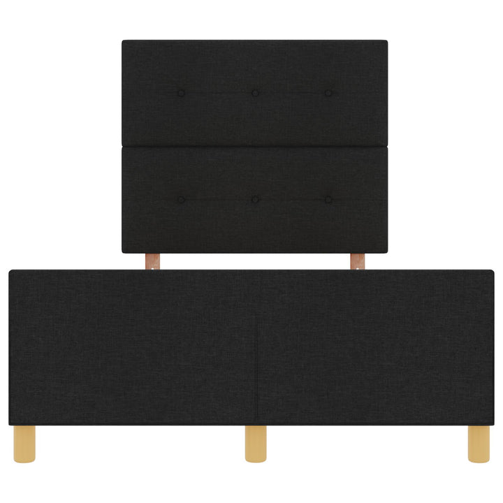 Sengestel Sort 120x190 cm Stof