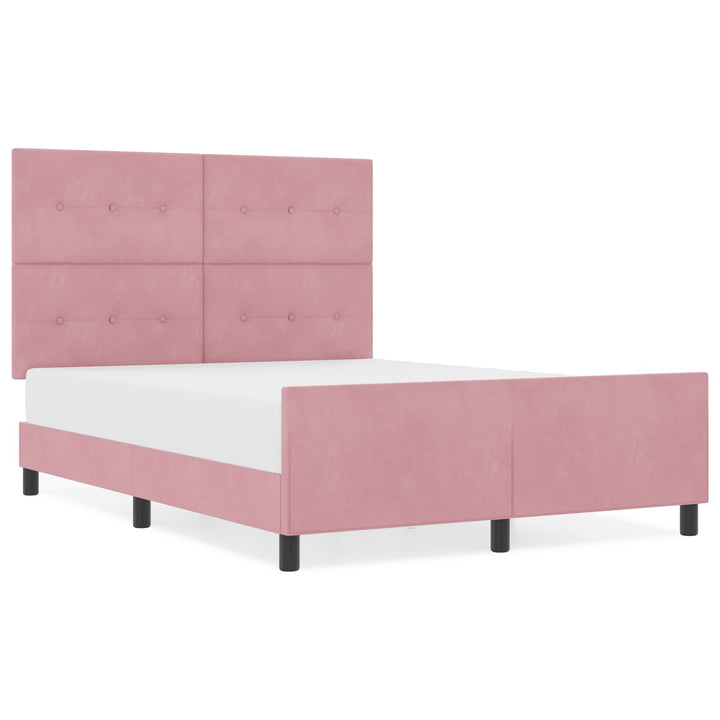 Sengestel Pink 140x200 cm Velvet