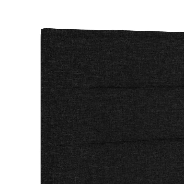 Sengestel Sort 120x190 cm Stof