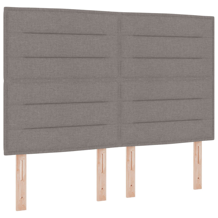 Taupe Stof Sengestel 140x190 cm