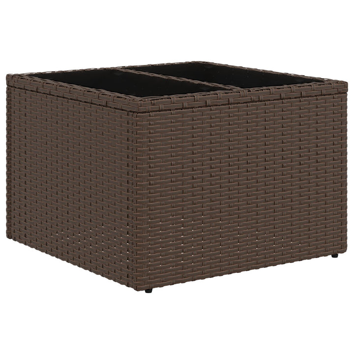 10 Stykker Have Sofa Sæt med Puder Grå Polyrattan