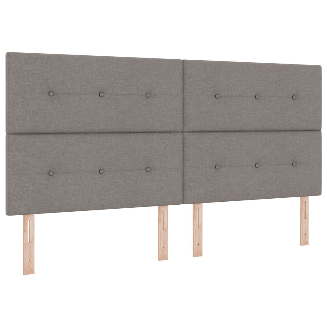 Taupe Sengestel 200x200 cm Stof