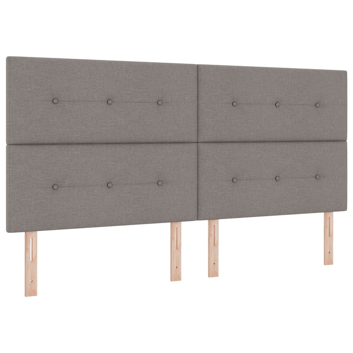 Taupe Sengestel 200x200 cm Stof