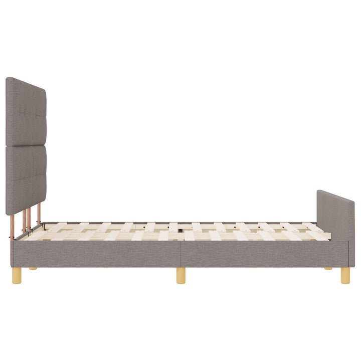 Sengestel Taupe 140x200 cm Stof