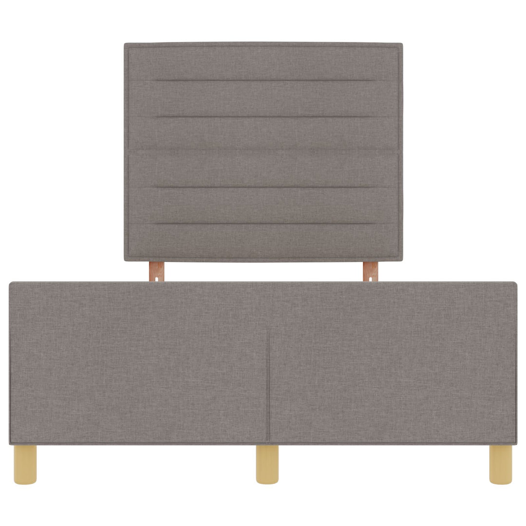 Taupe Stof Sengestel 140x190 cm
