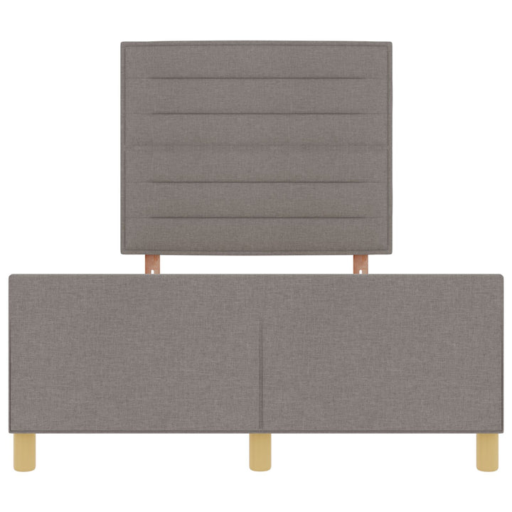 Taupe Stof Sengestel 140x190 cm